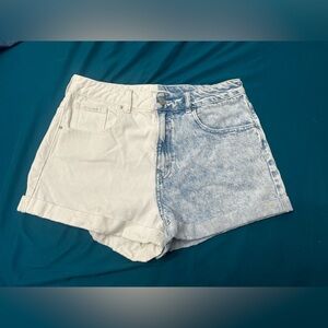 Denim shorts